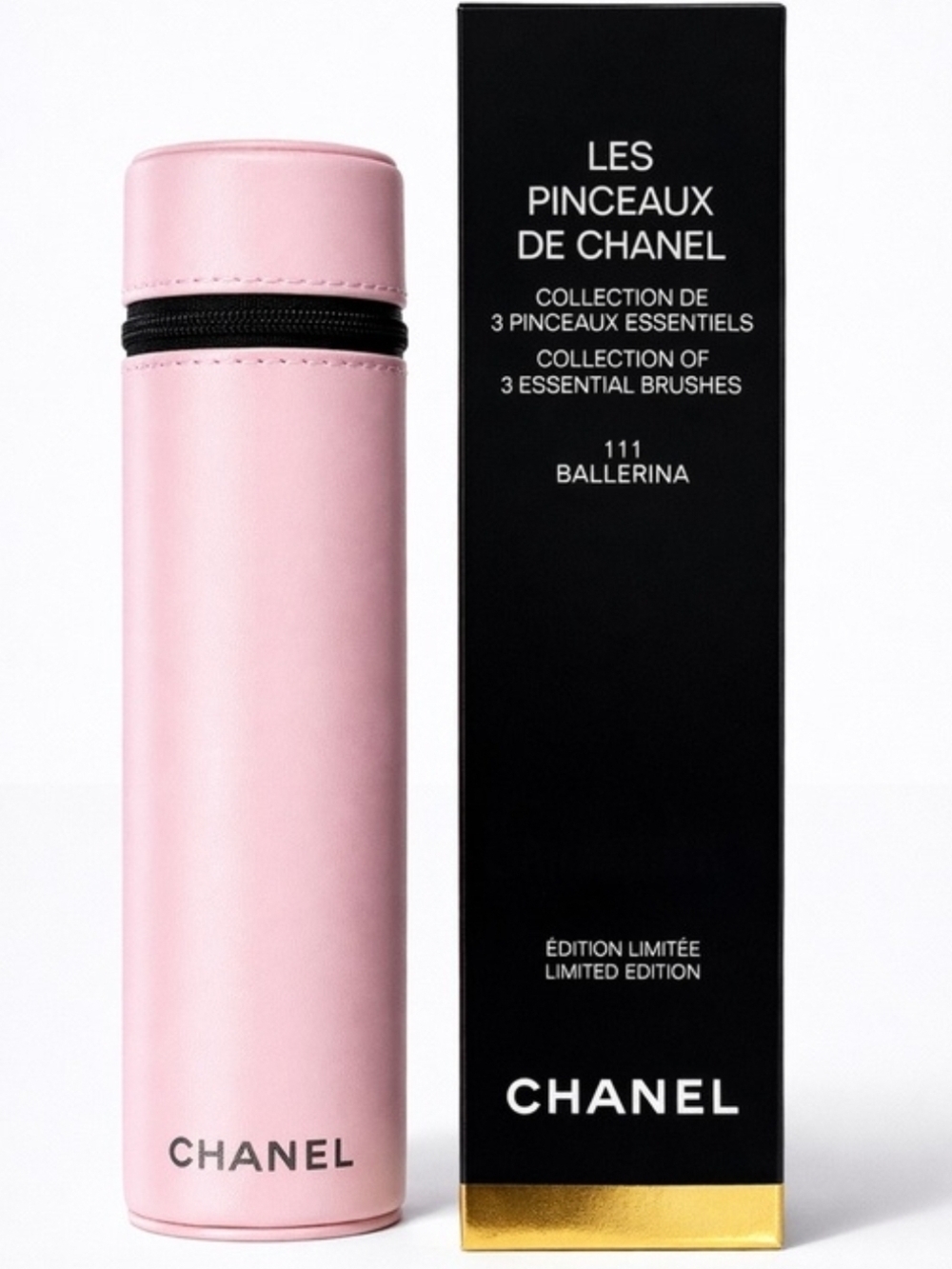 Chanel Pink Brush Set Case - Les Pinceaux de Chanel